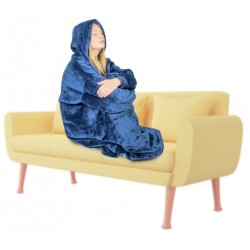 Patura TV cu gluga HOODIE 